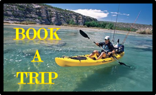 guided kayak trip texas